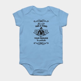 Fight For Your Right: Vintage Phonograph DJ Baby Bodysuit